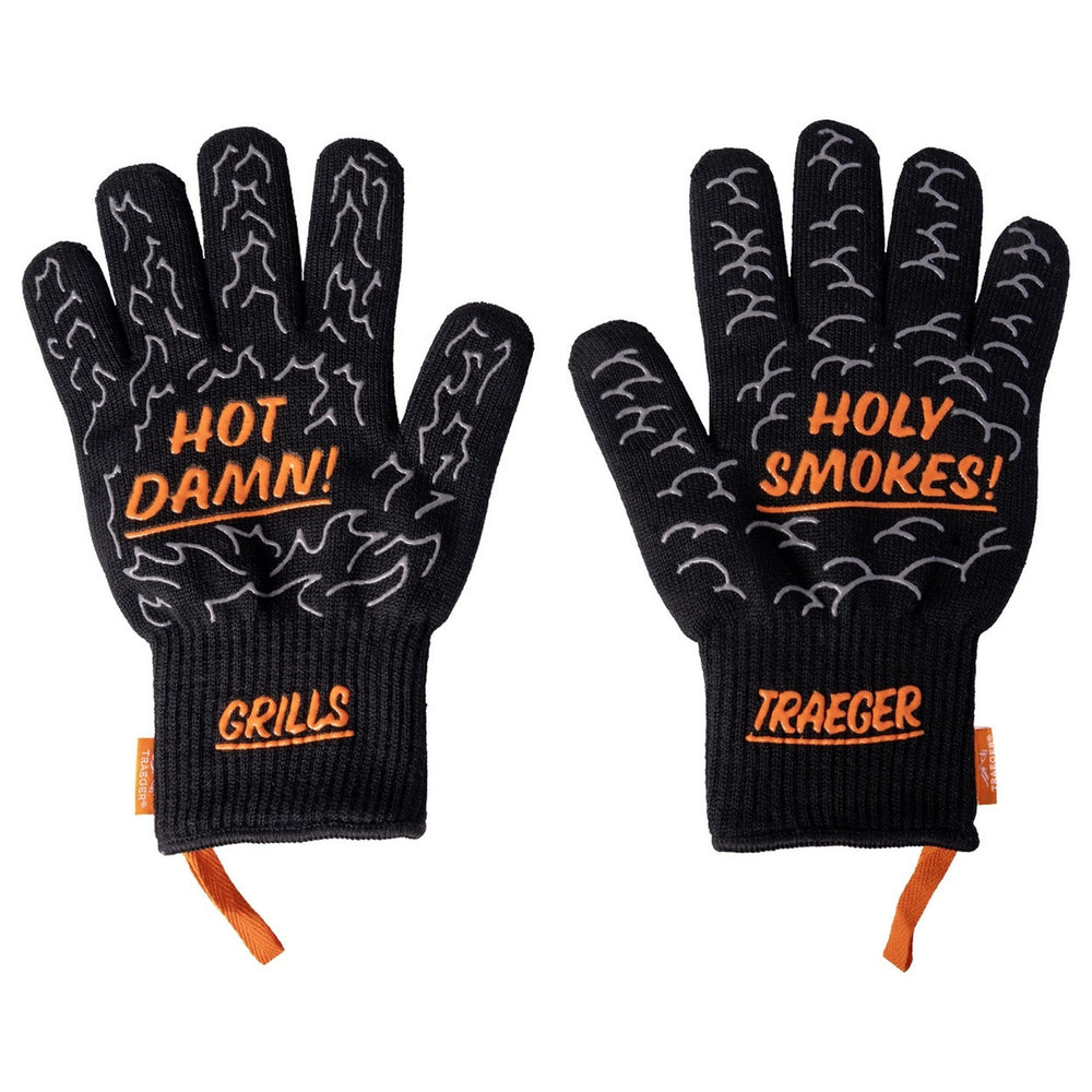 Traeger bbq mitts handschoen (zwart, hittebestendig tot 275 °c)