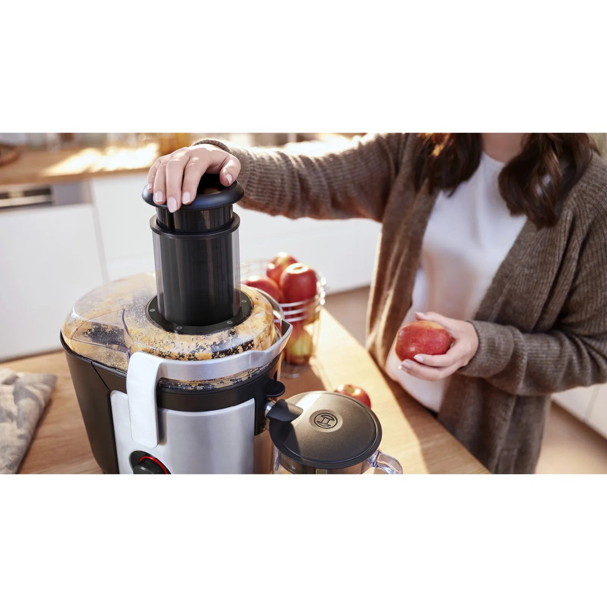 Bosch sapcentrifuge vitajuice 4 1000 w (zilver zwart)