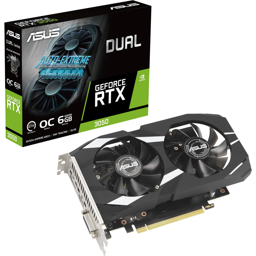 ASUS Dual GeForce RTX 3050 OC-editie 6 GB GDDR6