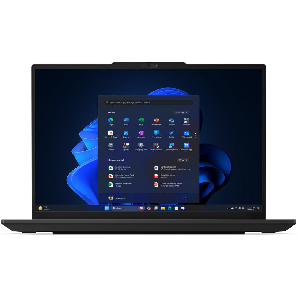 Lenovo thinkpad e14 gen 7 (21sx002kmh) 14 laptop (zwart | ultra 7 255h | arc 140t | 16 gb | 512 gb ssd)