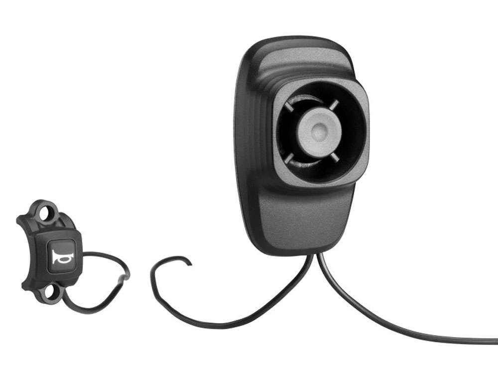 Busch + müller horn for fast e-bikes (s-pedelecs) – down tube mounting