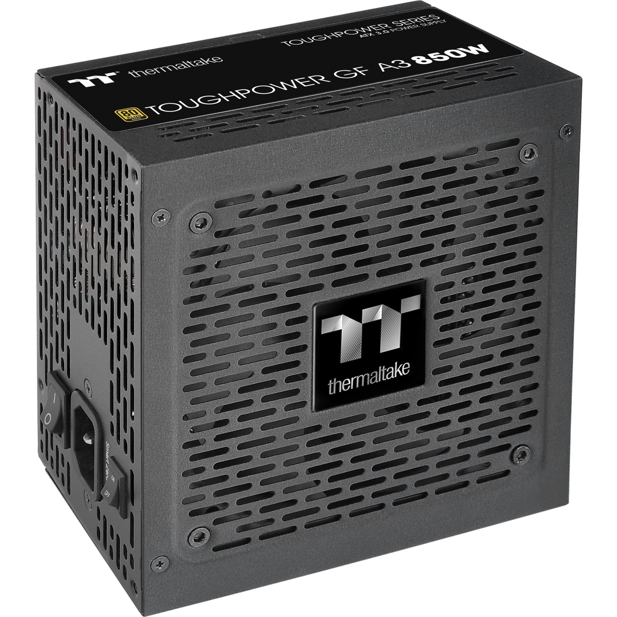 Thermaltake toughpower gf a3 gold - tt premium edition modulaire 850 watt voeding (zwart, 4x pcie)