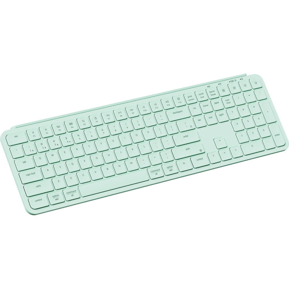 Keychron b6 pro-k7 toetsenbord (mint, us lay-out (qwerty), scissor switches, 100%, abs, 2.4 ghz | bluetooth 5.2 | usb-c)