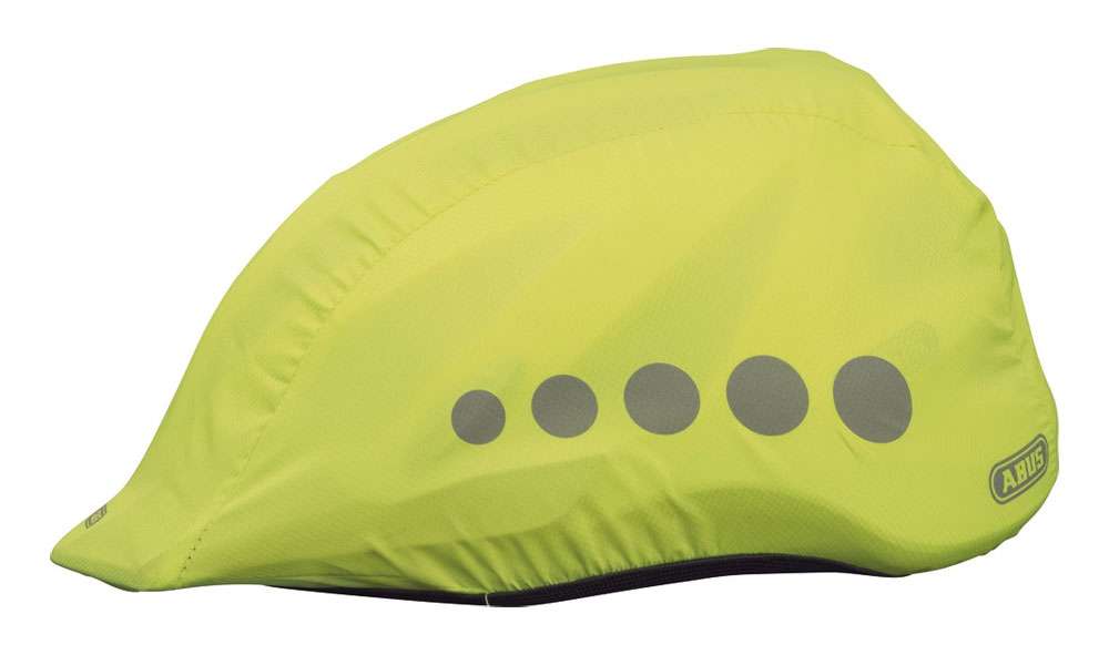 Abus regenhoes helm geel universeel