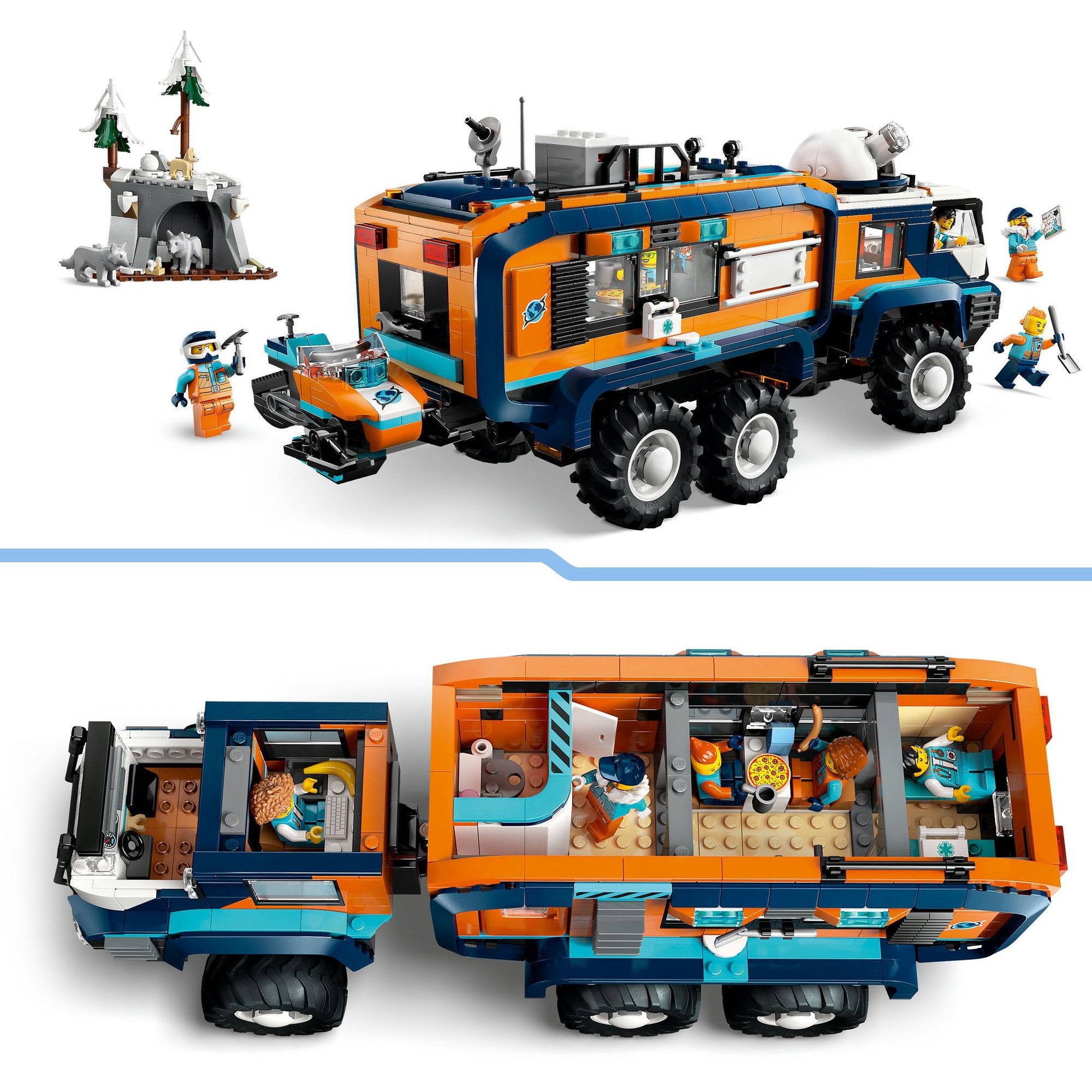 Lego ® city laboratoriumtruck op de noordpool bouwset - 60471