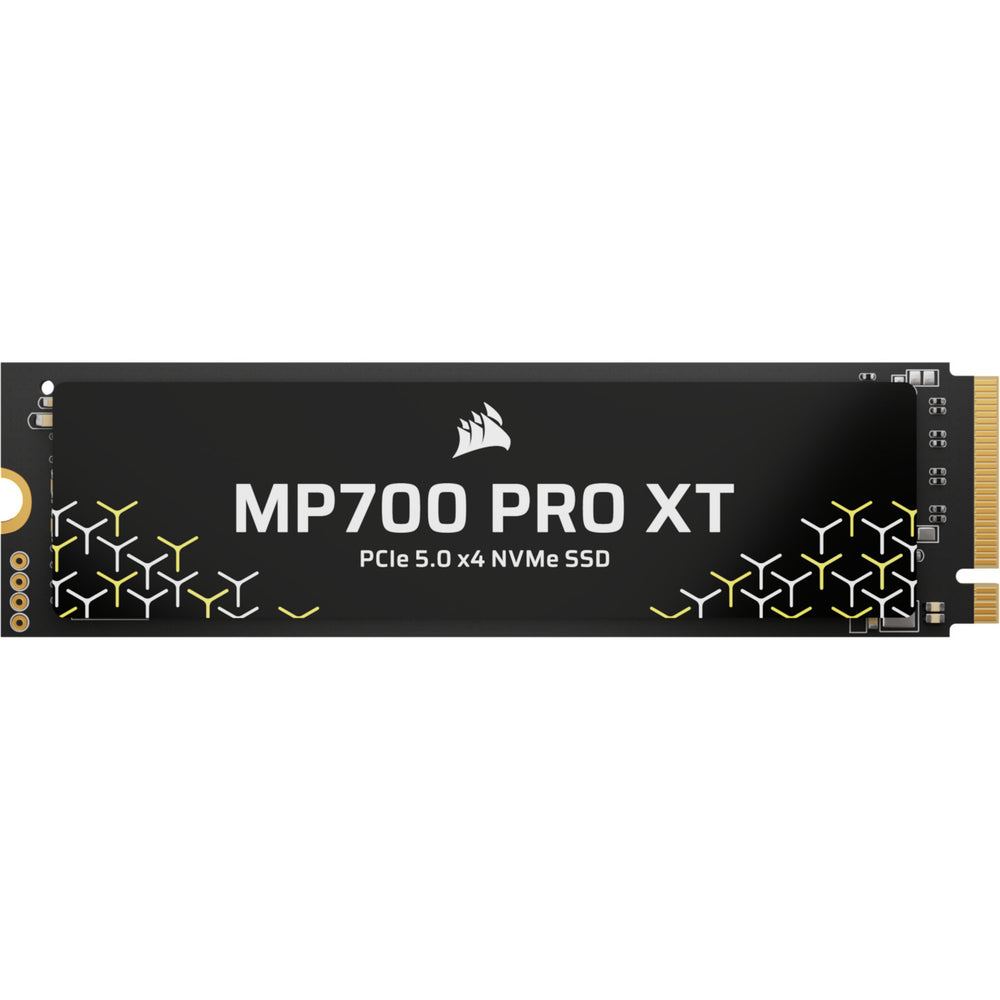 Corsair mp700 pro xt 2 tb ssd (zwart, pcie gen5 x4 nvme 2.0, m.2 2280, 3d tlc nand)