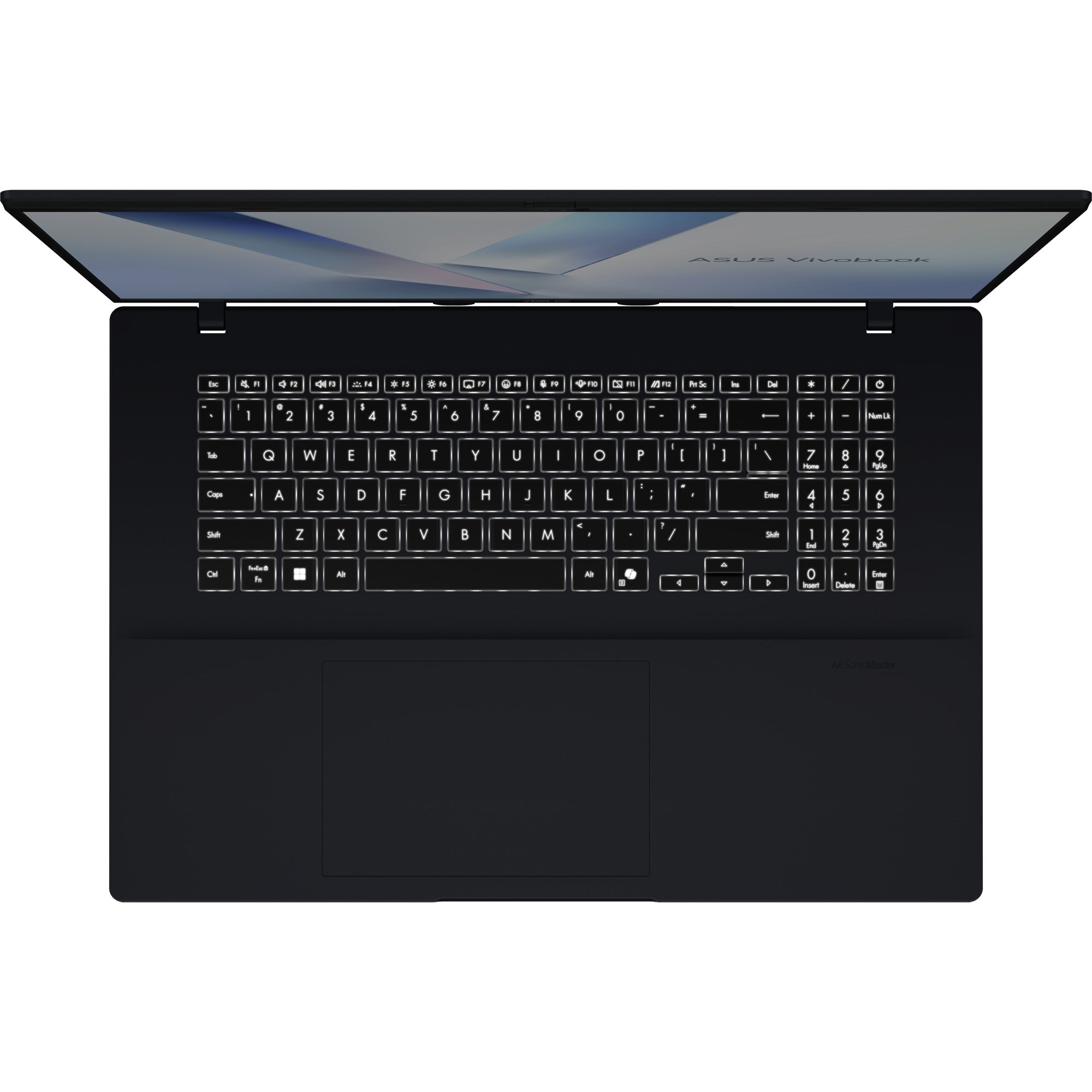Asus vivobook 18 m1807ha-s8022w 18.4 copilot+ laptop (donkerblauw | ryzen 7 260 | radeon 780m | 32 gb | 1 tb ssd)