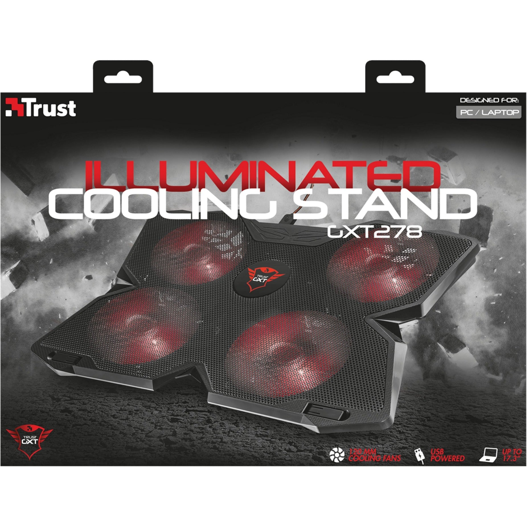 Trust Trust GXT 278 Yozu Notebook Koelstandaard