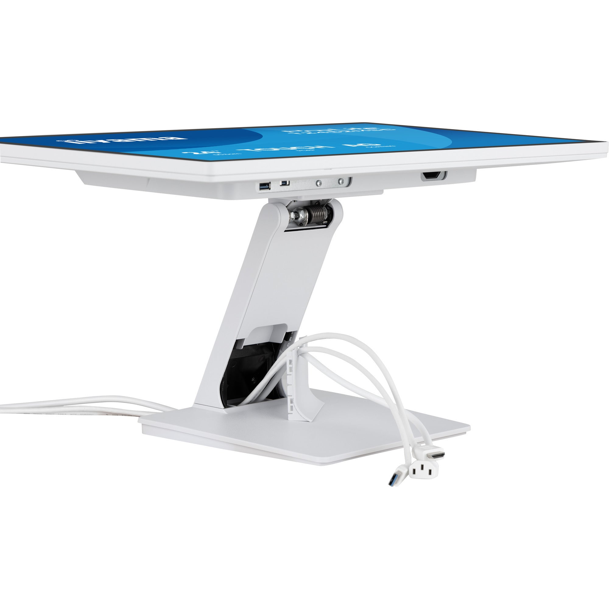 Iiyama prolite t2452msc-w2ag 24 touchscreen monitor (wit, 120 hz, hdmi, displayport, audio, usb, touch)