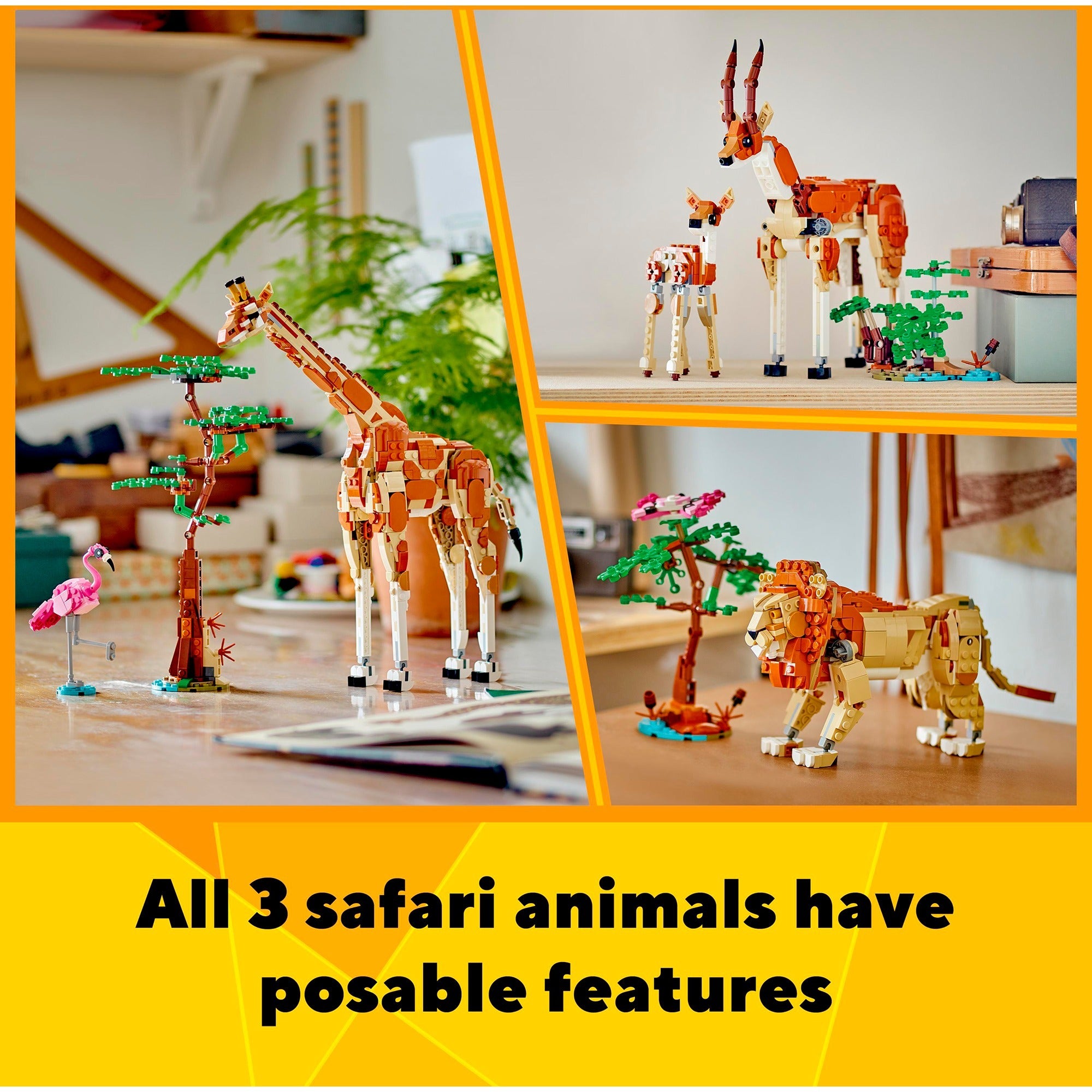 Lego creator 3in1 safaridieren - 31150