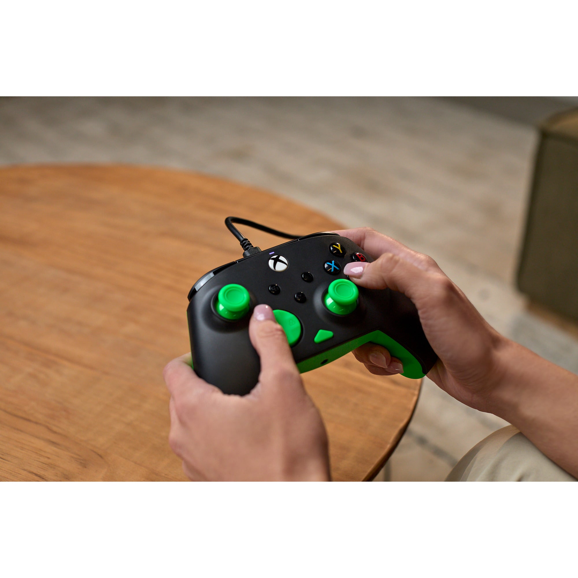 Turtle beach rematch core bedrade controller (zwart groen, xbox serie x|s, xbox one, pc)