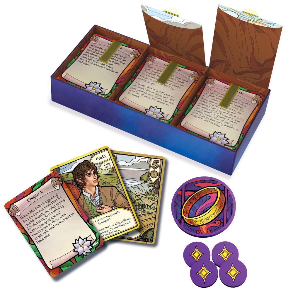 Asmodee the lord of the rings: fellowship of the ring: trick-taking game kaartspel (engels, 1 - 4 spelers, 20 minuten, vanaf 10 jaar)