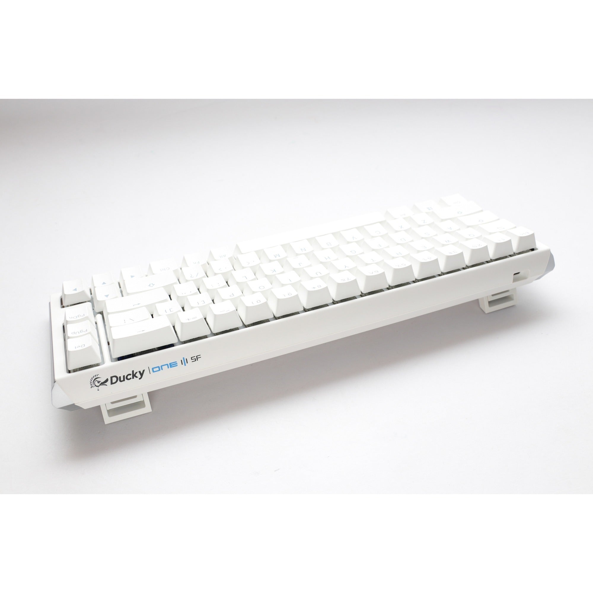 Ducky one 3 classic pure white sf, toetsenbord (wit, us lay-out, cherry mx brown, rgb led, double-shot pbt, hot-swappable, quack mechanics, 65%)