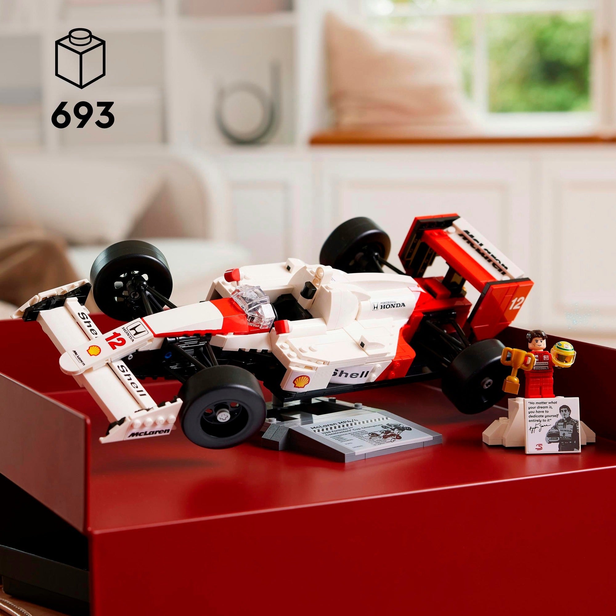 Lego iconen 10330 mclaren mp4 4 en ayrton senna