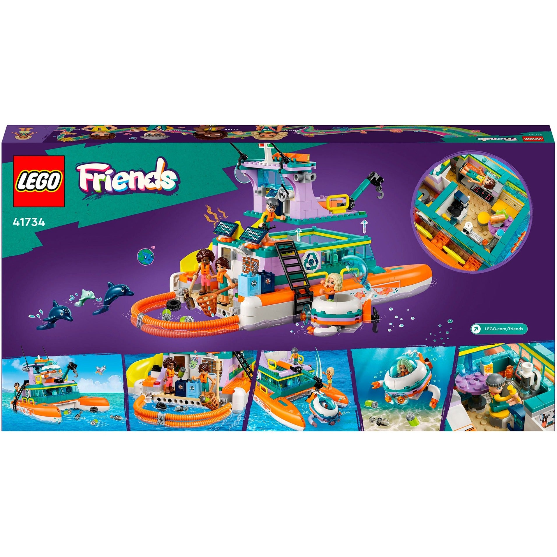 Lego friends 41734 reddingsboot op zee