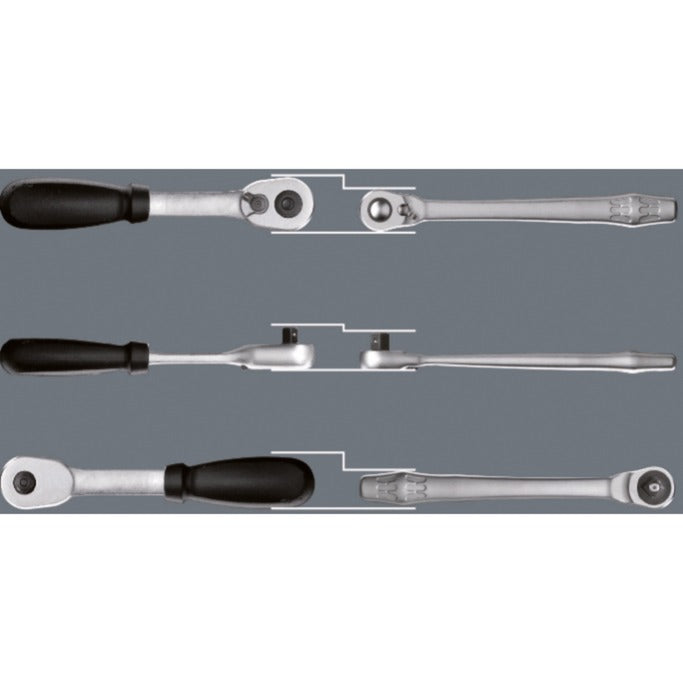 Wera 8100 SA 11 Zyklop Metal-ratelset, 28-delig