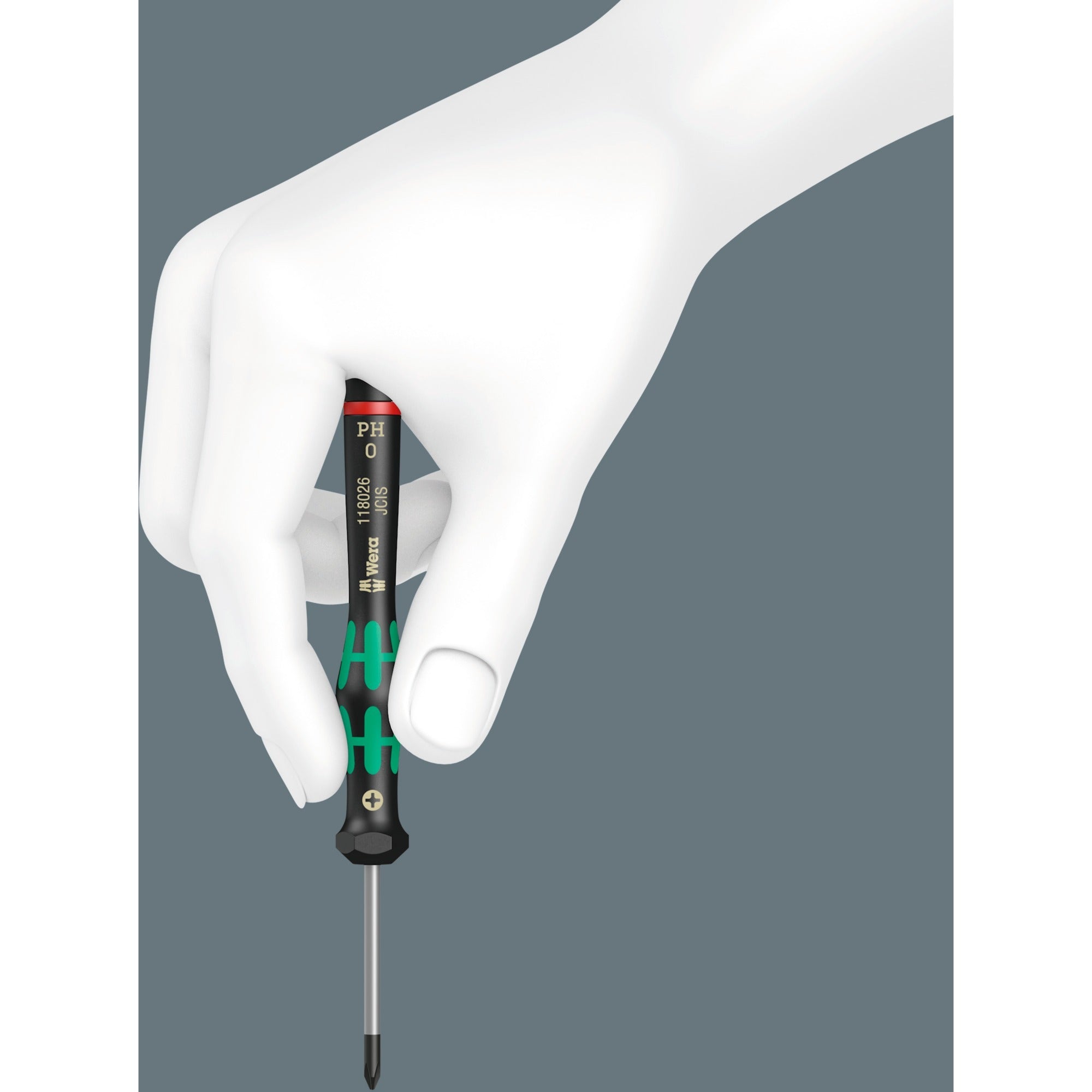 Wera 2067 6 elektronica torx bo schroevendraaierset + rek (zwart groen, 6-delig)