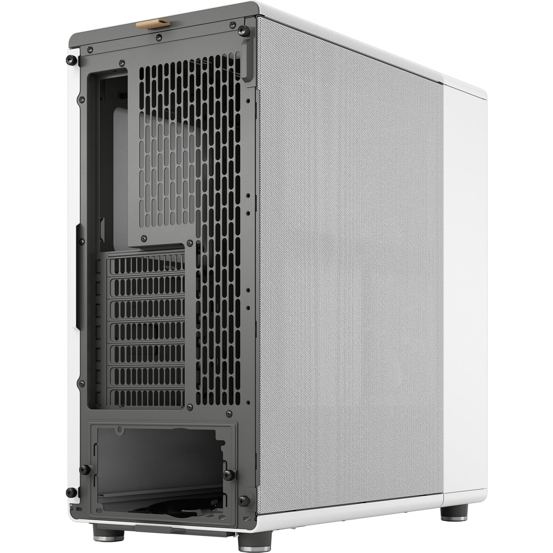Fractal design north midi tower behuizing (wit houtkleur | 2x usb-a | 1x usb-c)