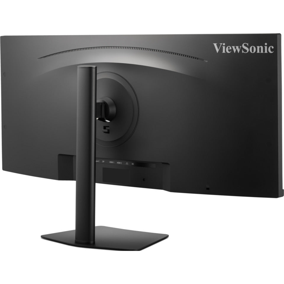 Viewsonic va3420c uwqhd curved monitor met usb-c hub 34 ultrawide (zwart, 2x hdmi, 1x displayport, usb-c, usb-b, usb-a, 120 hz, 1900r)