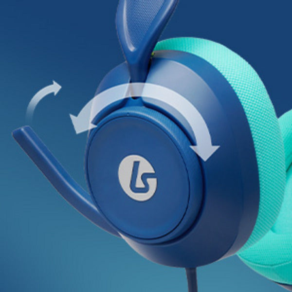 Powera lucidsound ls10x gen 2 bedrade gamingheadset - mariner blue over-ear gaming headset (donkerblauw lichtblauw, xbox series x|s, xbox one, pc)