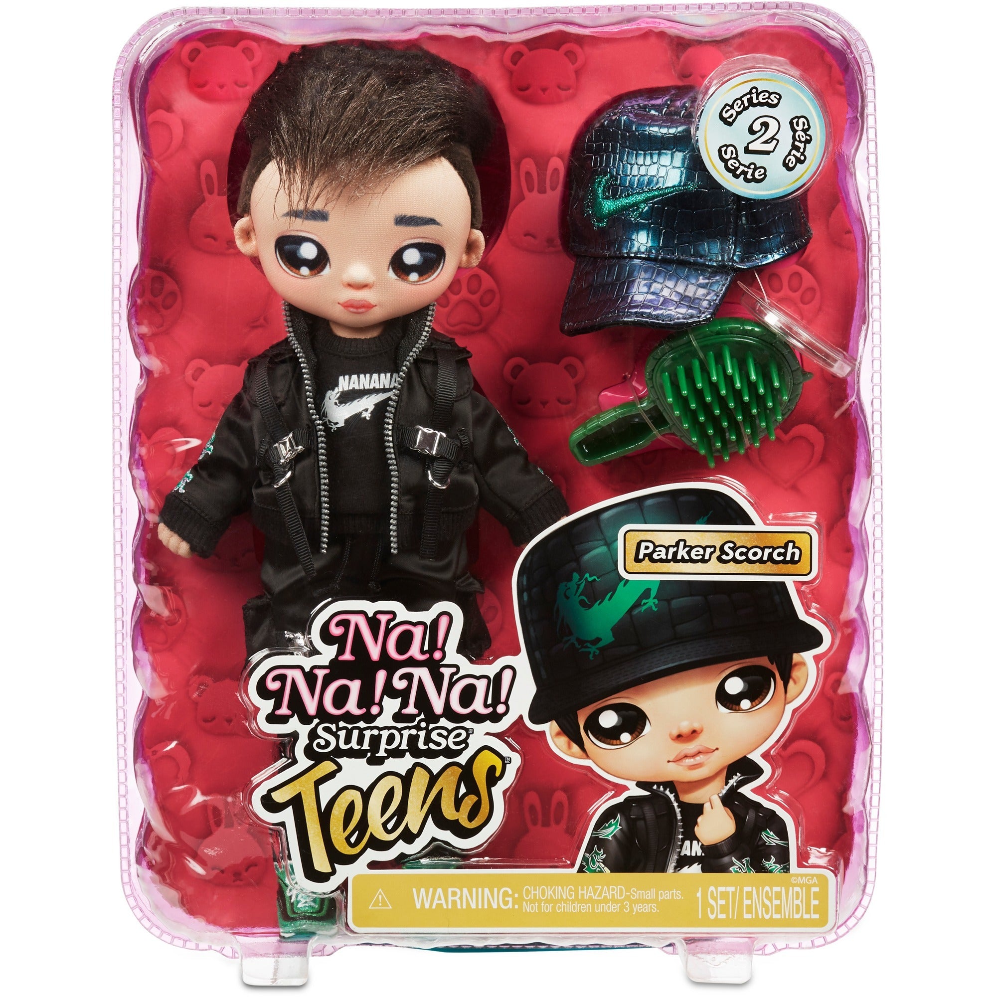 Mga Entertainment! Na! Na! Na! Surprise Teens Fashion Doll - Parker Scorch (Dragon Boy) Pop