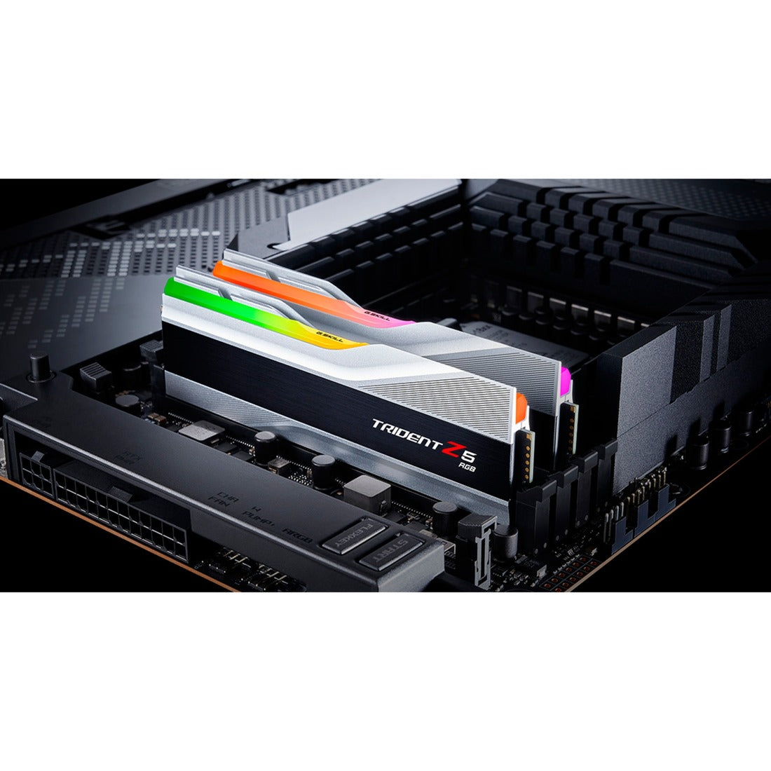 G.skill trident z5 rgb 32 gb ddr5-6000 (2x 16 gb) werkgeheugen (zilver, f5-6000j3636f16gx2-tz5rs, xmp 3.0)