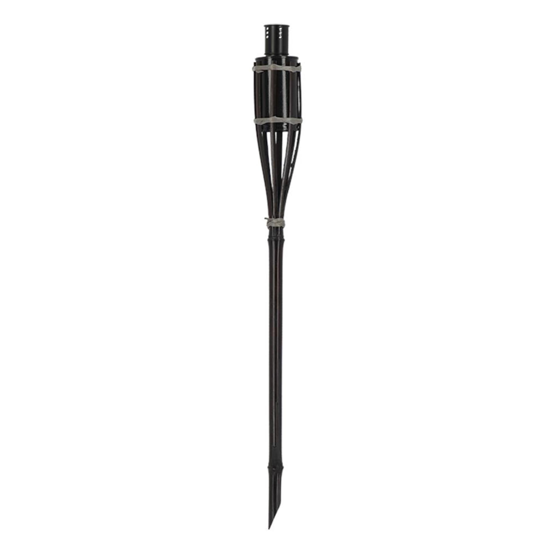Esschert design fakkel bamboe zwart 60cm