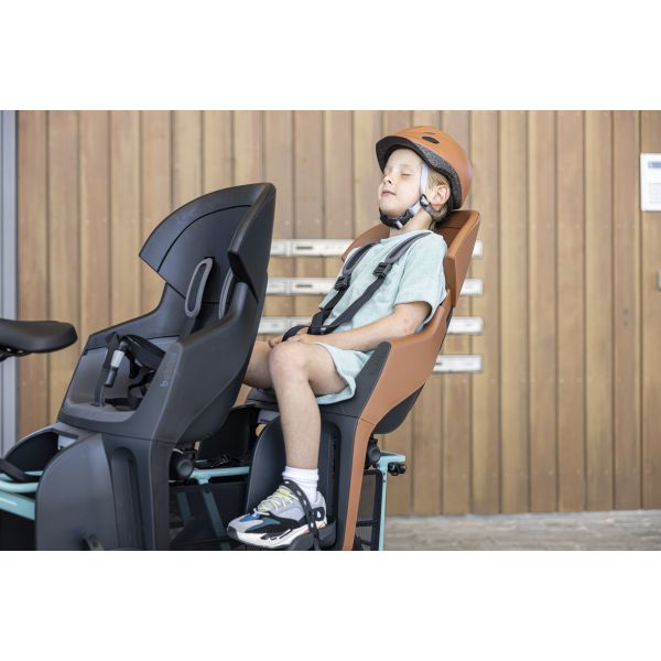 Bobike kinderzitje achter evolve maxi - framebevestiging - cinnamon brown
