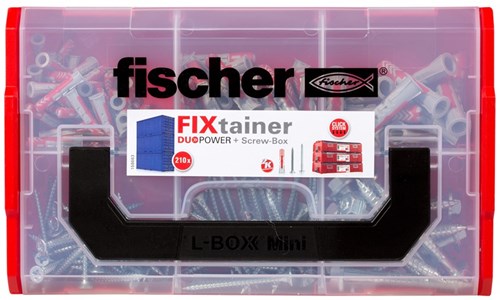 Fischer fixtainer duopower pluggen