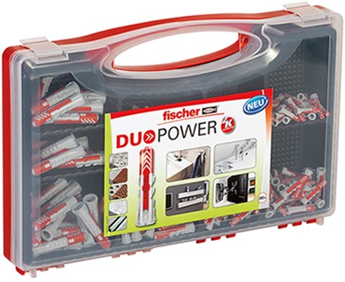 Fischer red box duopower pluggenassortiment in koffer 1 st - 535973
