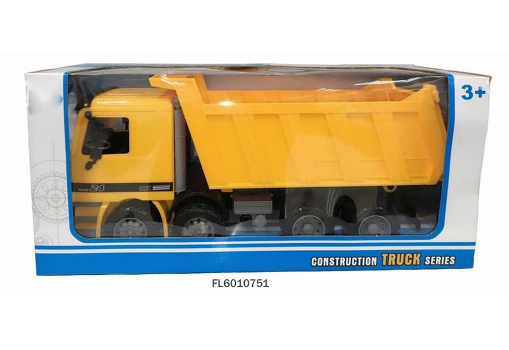 Aro kiepwagen geel 36cm in vensterdoos
