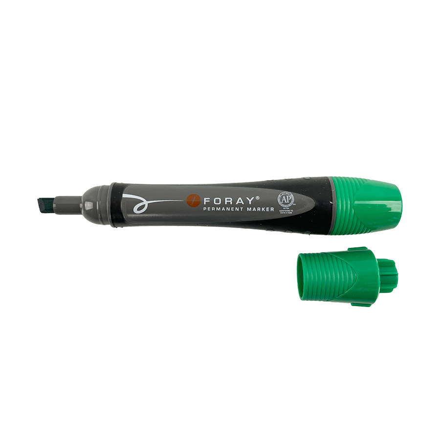 Foray permanent markers green 12 stuks
