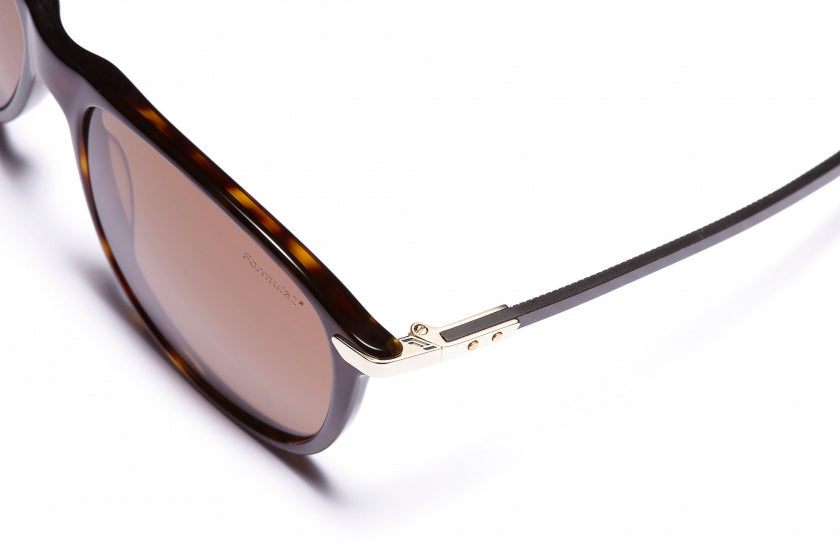 zonnebril unisex rond cat.4 donkerbruin bruin