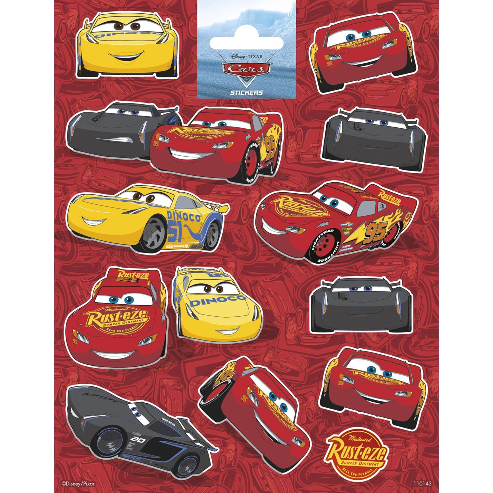 Disney pixar stickervel cars