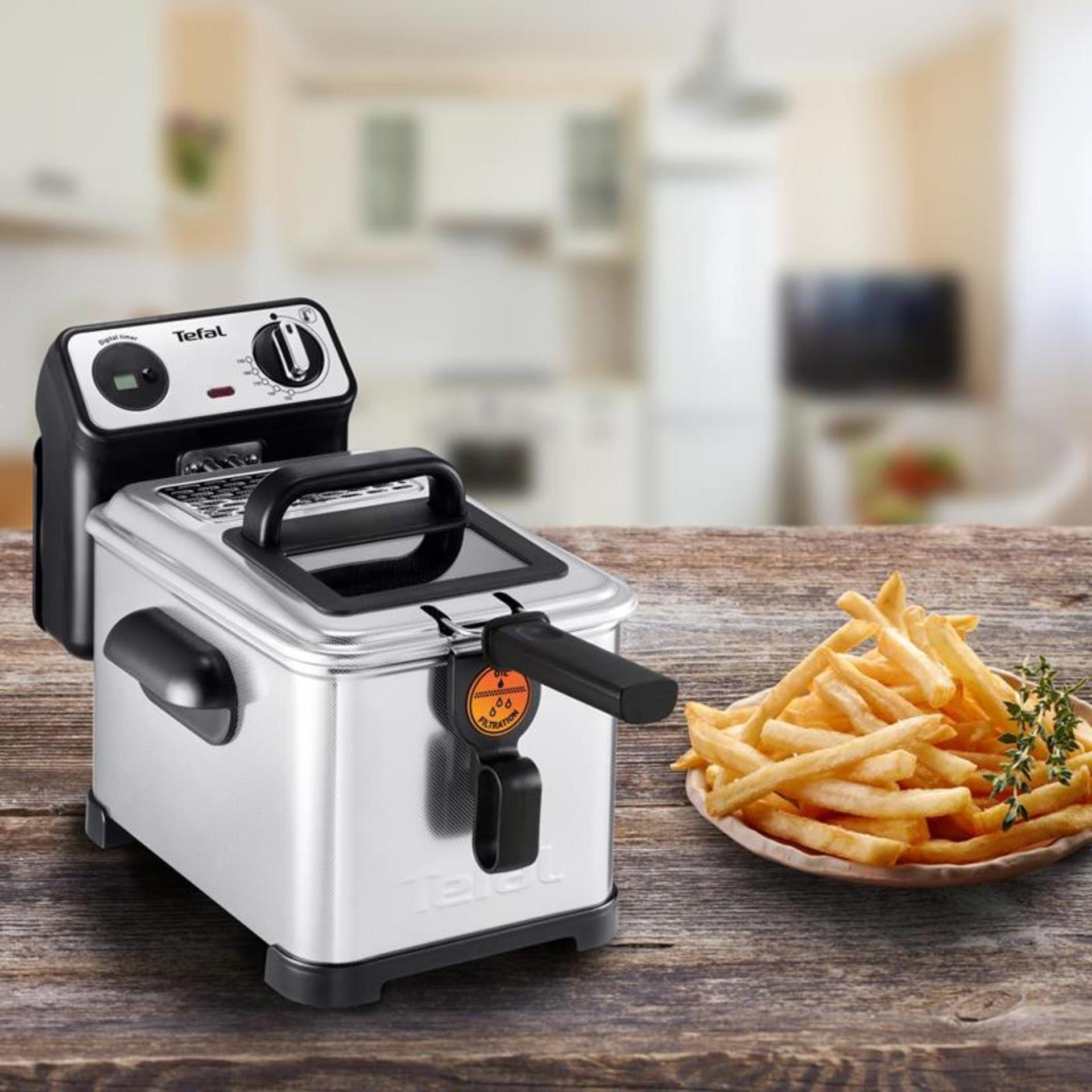 Tefal fr5191 filtra pro friteuse 4l 3000w RVS zwart