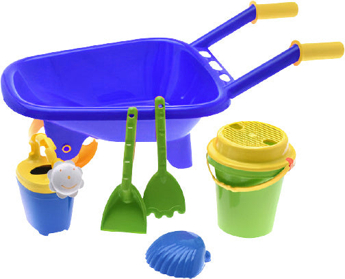 kinderkruiwagen junior 55 x 30 cm blauw 6-delig