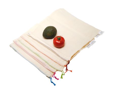 Ah! tafel! groente en fruit zak l - 30x33cm - 5st