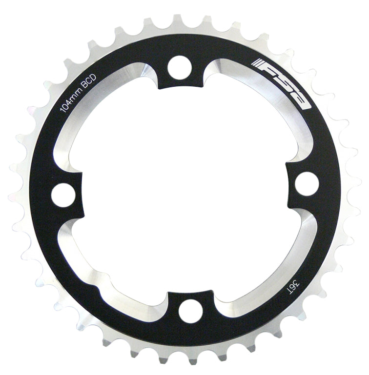Fsa dh s-9 chainring, 4-arm, 104 mm bcd