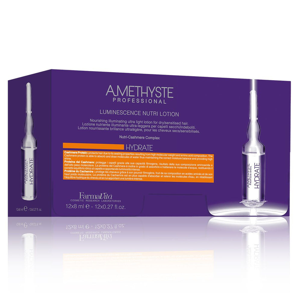 Farmavita amethyste hydrate luminescence nutri lotion 12x8ml