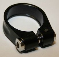 Gazelle zadelpenklem 35,2mm zwart inbus