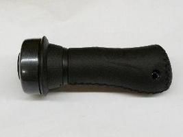 Gazelle handvat schakels 100 mm met draaibel - zwart aero leder