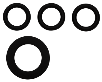Gardena set rubberringen afdichting (zwart, 1124-20)