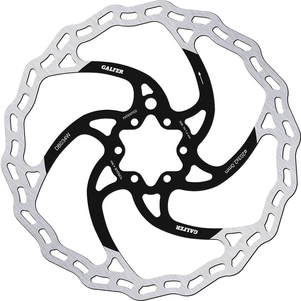 Galfer bike wave® fixed 6-bolt rotor disc for e-bike