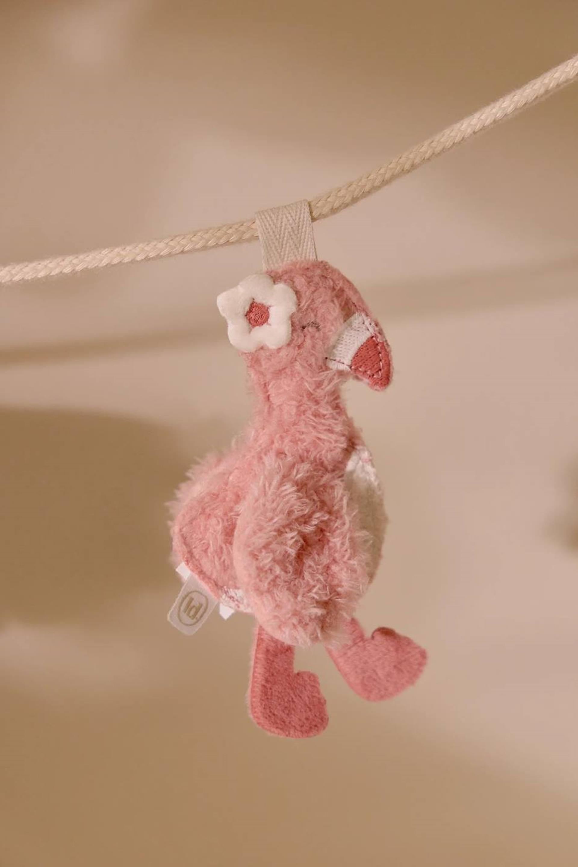 Little dutch safari friends slinger ornament flamingo