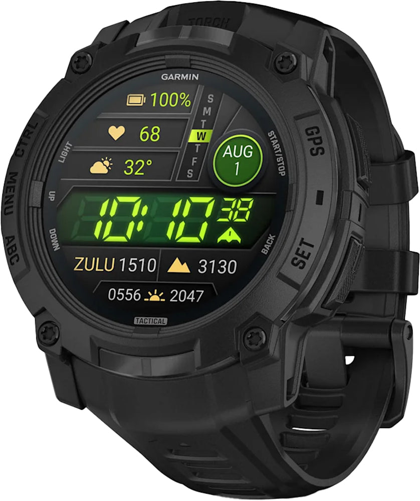 Garmin instinct® 3 amoled 50mm tactical edition - gps multisport smartwatch