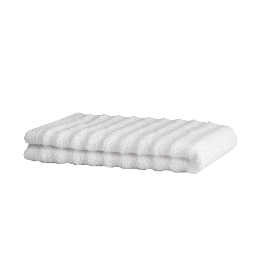 Gastendoekjes wave wit 6 stuks