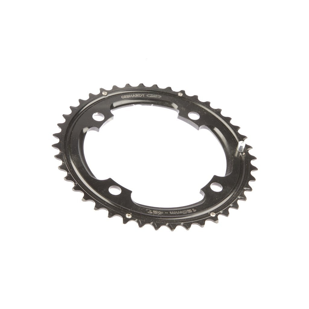 Gebhardt kettingblad cnc truvativ gxp 42t ø120mm 4arm, zwart