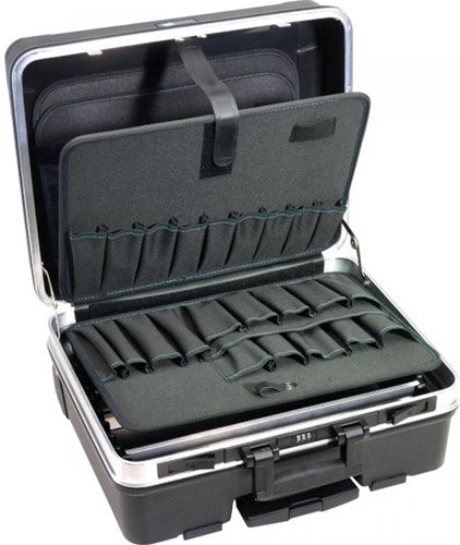 Gedore b w gereedschapkoffer go, verrijdbaar, zwart, pockets (120.04 p) - 2934043