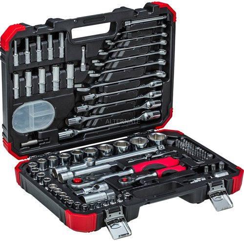 Gedore red r46003092 dopsleutelset 1 4 + 1 2 92-delig 3300062 - r46003092