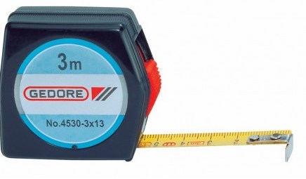 Gedore rolbandmaat, 3 m (4530-3x13) - 6691130